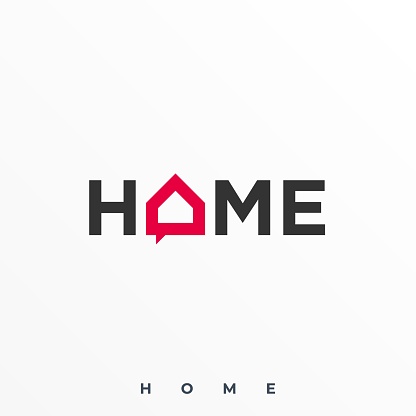 Writing Home Illustration Vector Template. Suitable for Creative Industry, Multimedia, entertainment, Educations, Shop, and any related business.