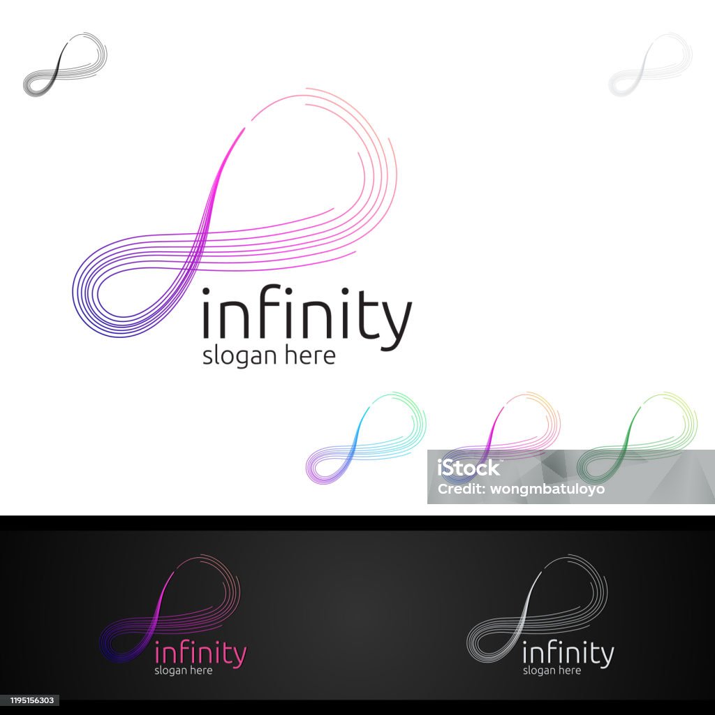 Infinity Loop Symbol Design Stock Illustration - Download Image Now ...