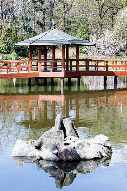 istock Japanese garden in early spring time 119515822