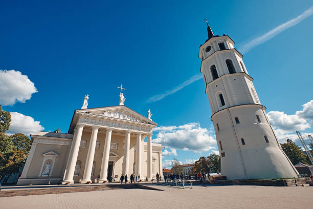 istock Vilnius Cathedral and Bell Tower, Vilnius Old Town, Lithuania 1195160053