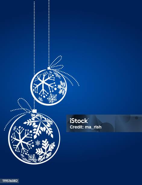 Fundo De Natal Azul - Arte vetorial de stock e mais imagens de Azul Real - Azul Real, Plano de Fundo, Natal