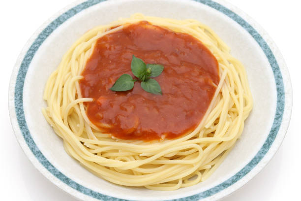 Pasta with meat,mince,cheese, tomato sauce and vegetables