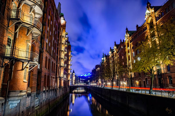 istock Hamburg Warehouse District North Germany 1195186075