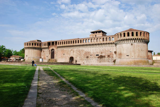 Imola. The medieval Rocca Sforzesca. Bologna province. Italy