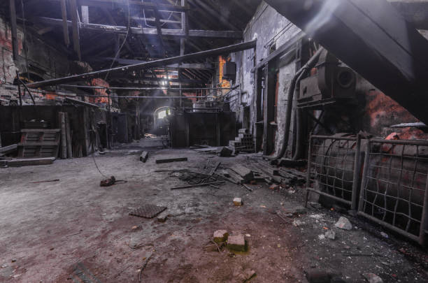 abandoned building of a foundry factory