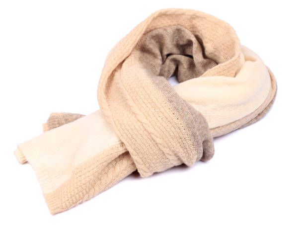 istock Wool scarf isolated  on white background 1195191902