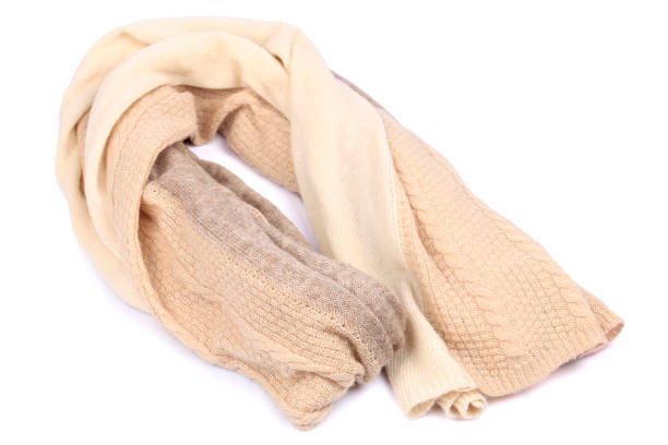 istock Wool scarf isolated  on white background 1195191924