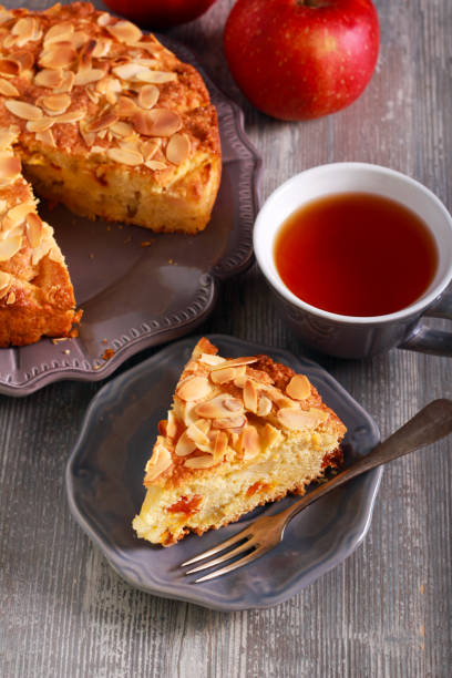 istock Apple and apricot cake 1195202937