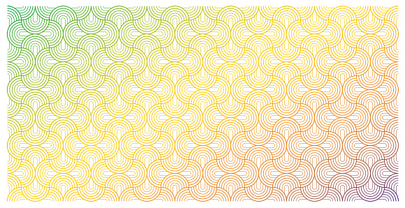 Vector seamless semi-circle pattern background