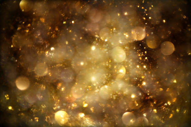 istock Cloud of Twinkling Defocussed stars and Bokeh 1195213337