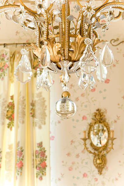 istock chandelier and sconce on the wall 119521636