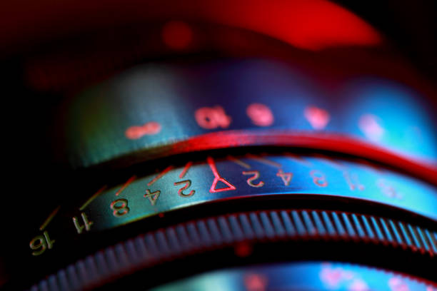 istock Photographic lens, close-up 1195230907