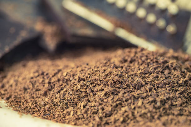 istock Grater and grated chocolate closeup 1195230968
