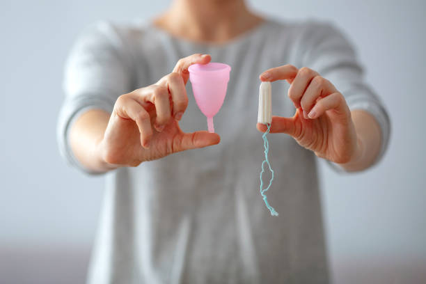 istock Comparation of different methods of female intimate hygiene. 1195235929