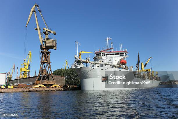 Pogłębianie Statek - zdjęcia stockowe i więcej obrazów Barka - Statek przemysłowy - Barka - Statek przemysłowy, Bez ludzi, Ciężki