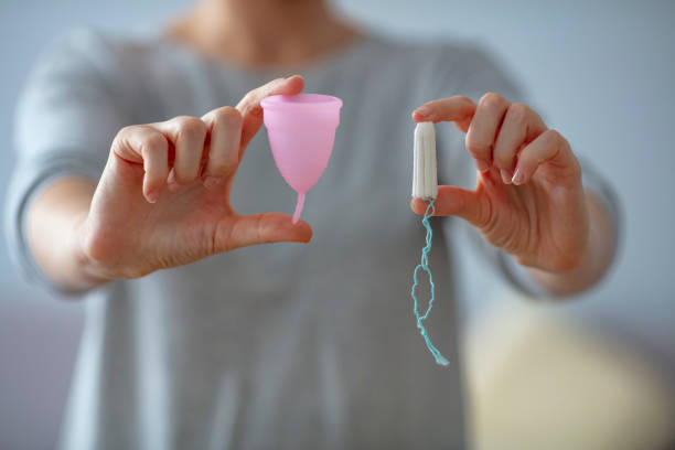 istock Comparation of different methods of female intimate hygiene. 1195236510