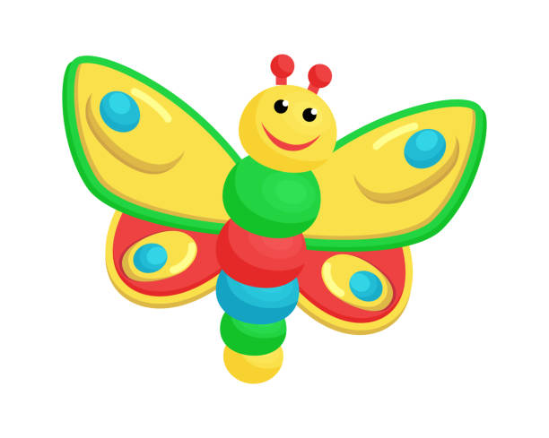 istock Picture with Colorful Toy of Laughing Butterfly 1195240809