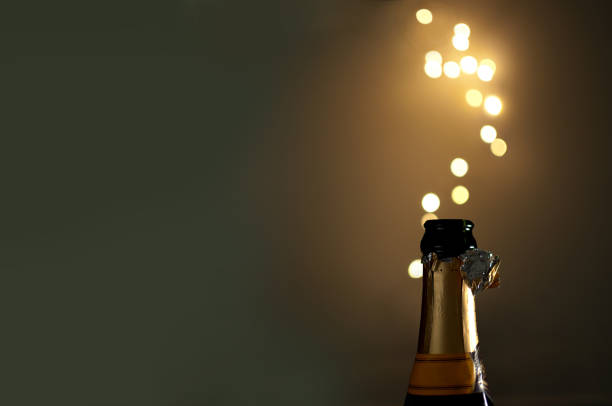 Champagne abstract lights