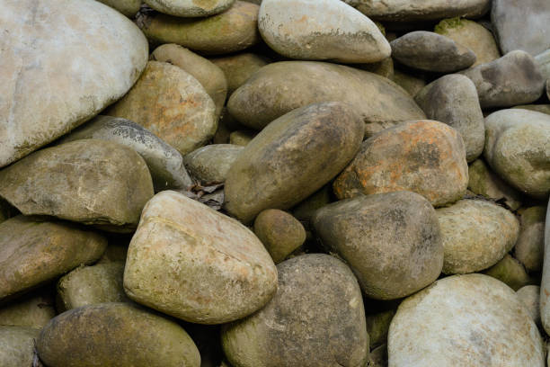 istock Big pile of gray stones, natural texture. 1195243796