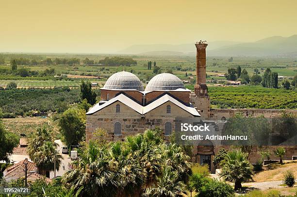 Isa Bey Mosque Stock Photo - Download Image Now - Aegean Turkey, Vineyard, Architecture
