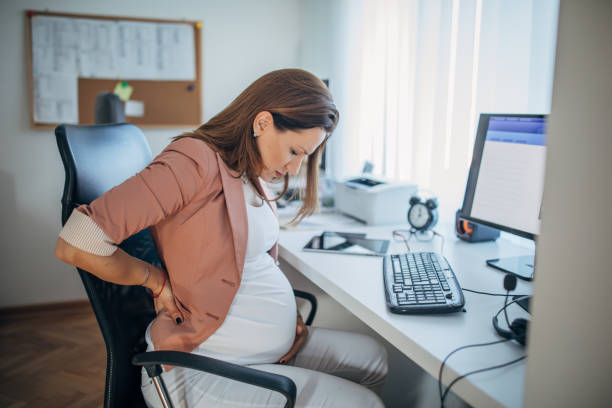 istock Backache at the end of pregnancy 1195250117