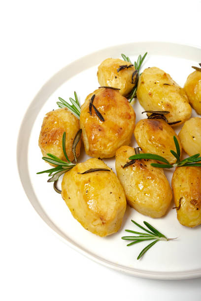 istock Homemade roasted potatoes with rosemary 1195253619