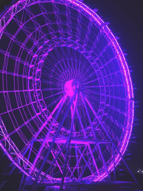 istock Purple Ferris Wheel 1195263607