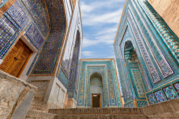 istock Ancient mausoleums of Shahi Zinda, Samarkand 1195267116