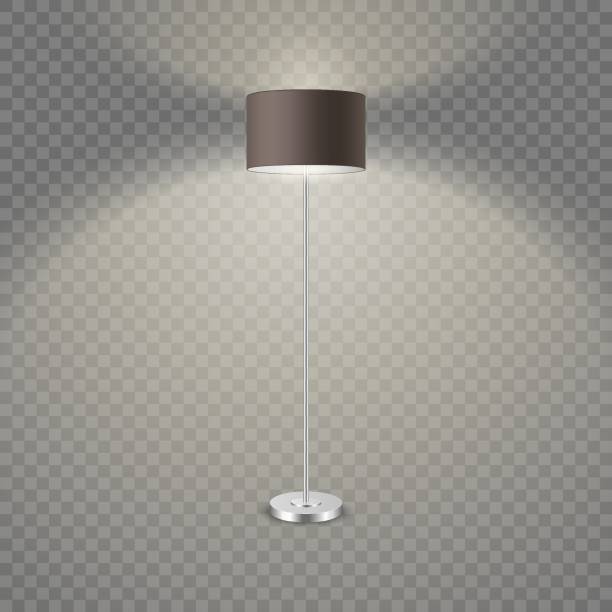 186 - floor lamp lamp lamp shade contemporary stock-grafiken, -clipart, -cartoons und -symbole