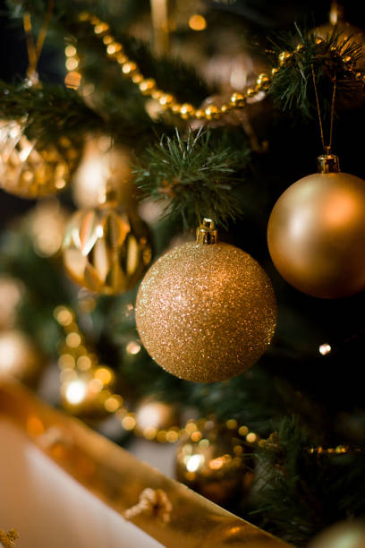 istock Beautiful festive decor. New Year's decor in the studio. 1195274034