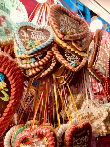 istock Christmas gingerbread cookies at a fair in Berlin 1195276282