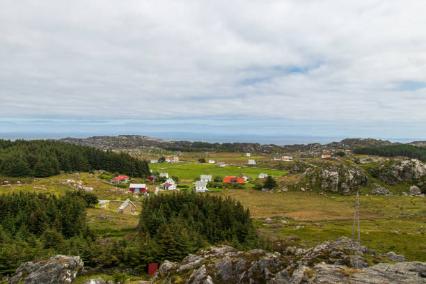 The island of Utsira in Norway. Landscape on the island of Utsira in Western Norway. haugaland photos stock pictures, royalty-free photos & images