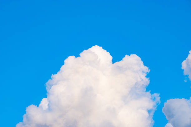 istock Big white cloud in the blue sky. 1195279360