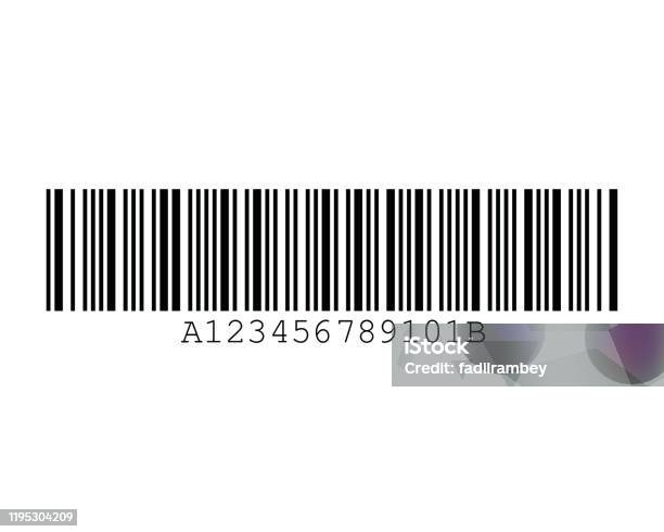 Codabar Barcode Standard Sample Stock Illustration - Download Image Now ...