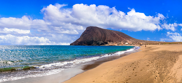 Las mejores playas de la isla de Tenerife - Playa De La Tejita (el Medano).popular para el windsurf. Canarias photo