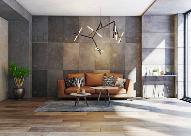 istock Modern living room design. 1195311057