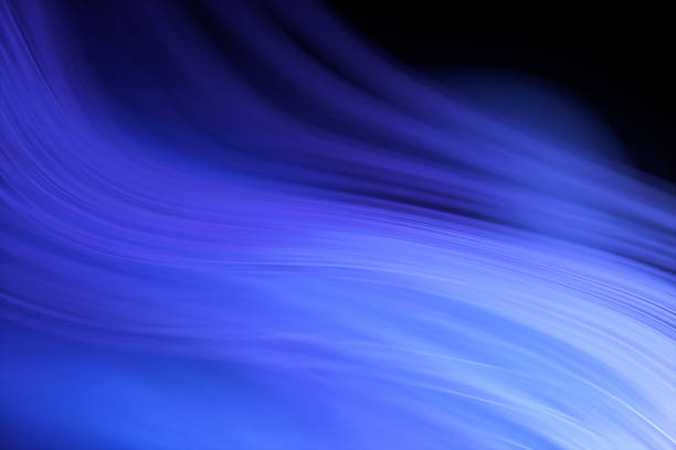 istock Flowing curves with colorful background, 3d rendering. 1195316342