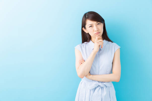 asian woman who thinks