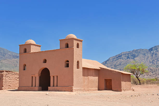 istock Old adobe church, Argentina. 119532836