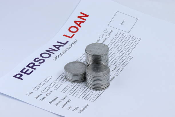 istock Personal Loan application isolated on white background 1195331260