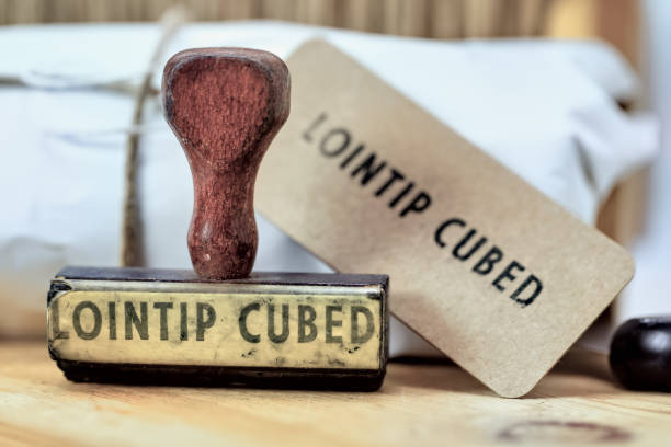 istock Old Butcher Shop Stamp - Lointip Cubed 1195336102