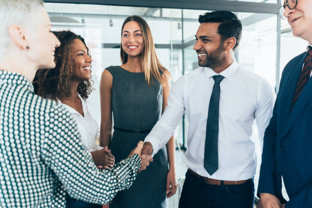 istock Handshake of business People 1195346570