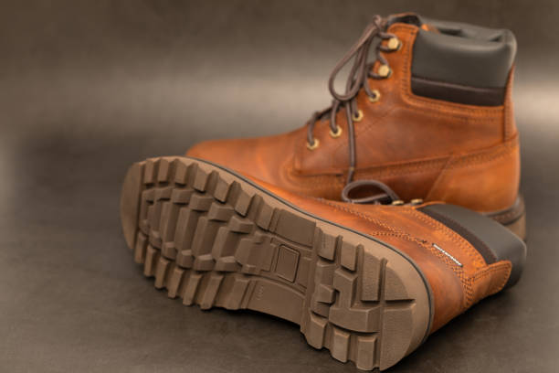 istock Pair of new winter boots 1195350747