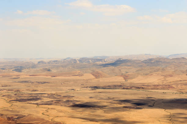 istock Mountain panorama in crater Makhtesh Ramon, Negev Desert, Israel 1195353025
