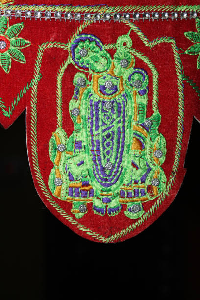 istock God ,flower, leaves designed and made by hand sew 1195356334