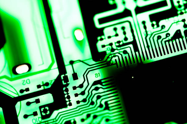 istock Abstract,close up of Mainboard Electronic computer background. (logic board,cpu motherboard,Main board,system board,mobo) 1195358705
