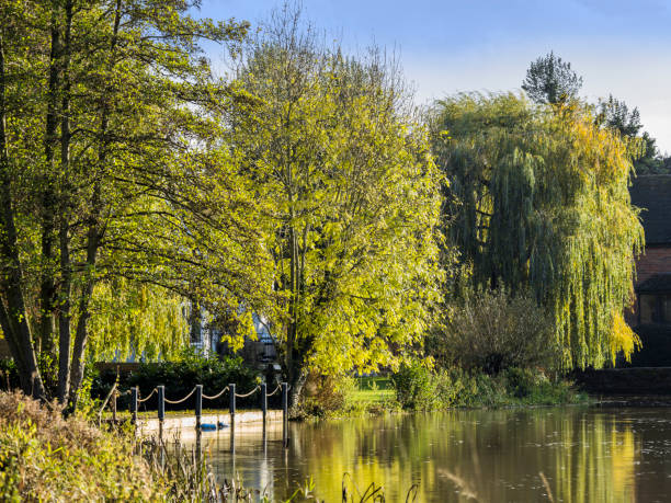 istock River Avon Nr. Stratford upon avon Warwickshire England UK 1195359926