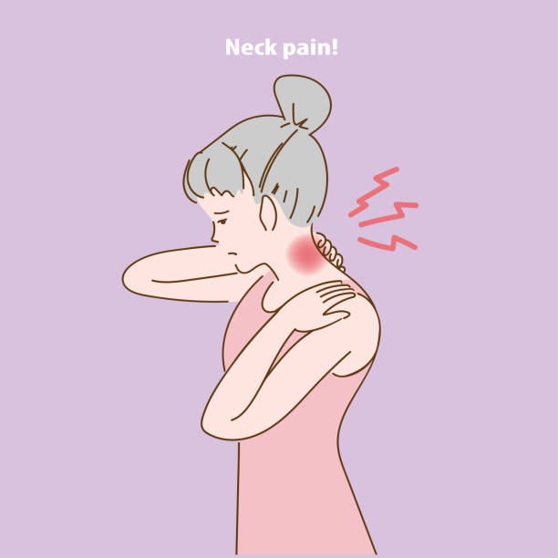 illustrations, cliparts, dessins animés et icônes de douleur au cou - backache pain physical injury sport