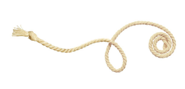 istock Beige cotton rope arrangement 1195367480