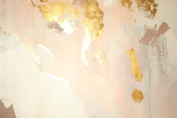 istock Decorative stucco texture. Pastel color plaster wall background 1195376758